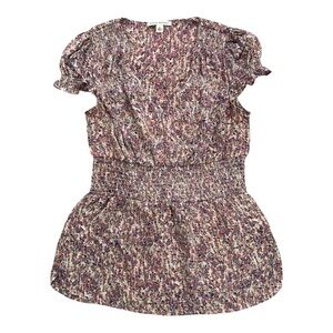 Banana Republic Pastel Sleeveless Blouse | Women’s Size Small